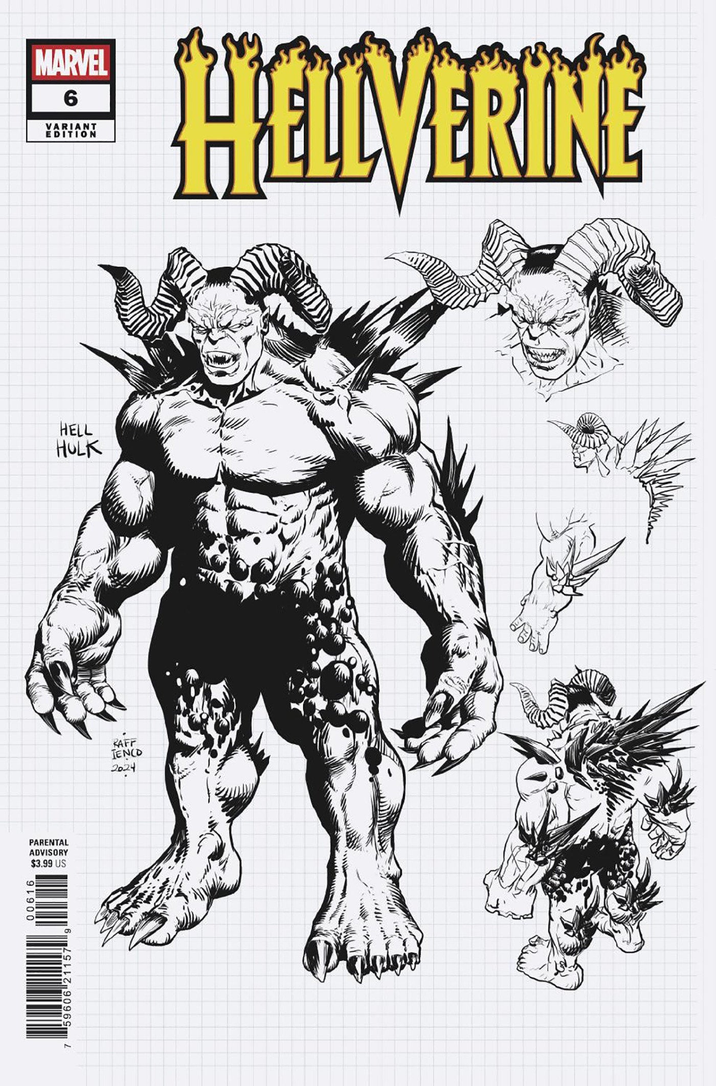 Hellverine (2024b) # 6 Raffaele Ienco 1:10 Design Variant