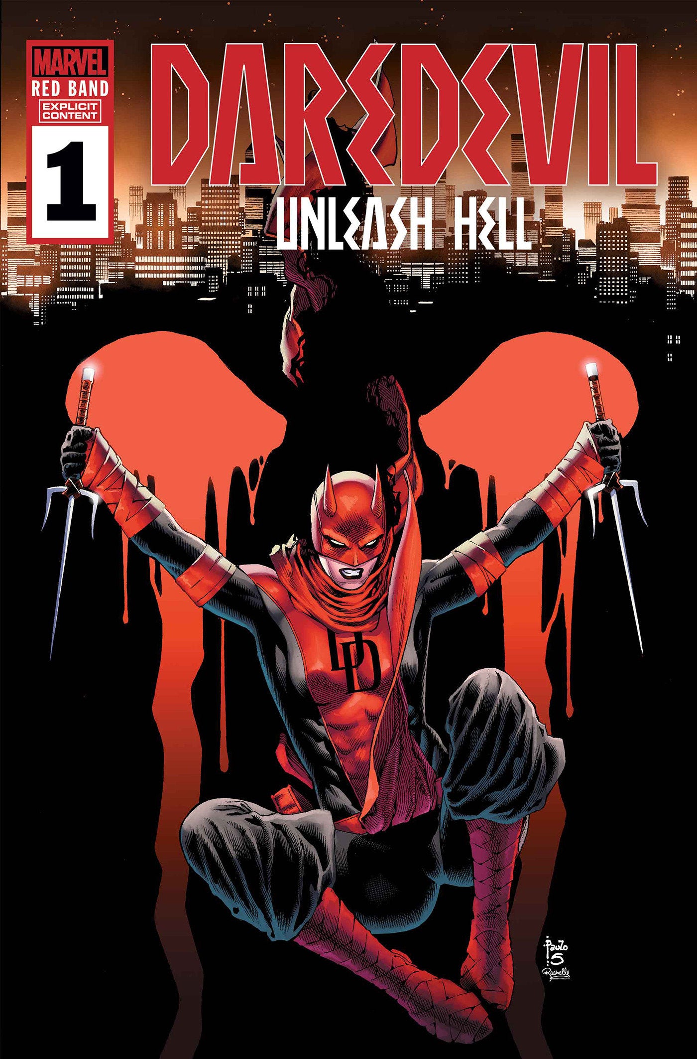Daredevil: Unleash Hell - Red Band (2025) #1 (of 5) (Polybag)