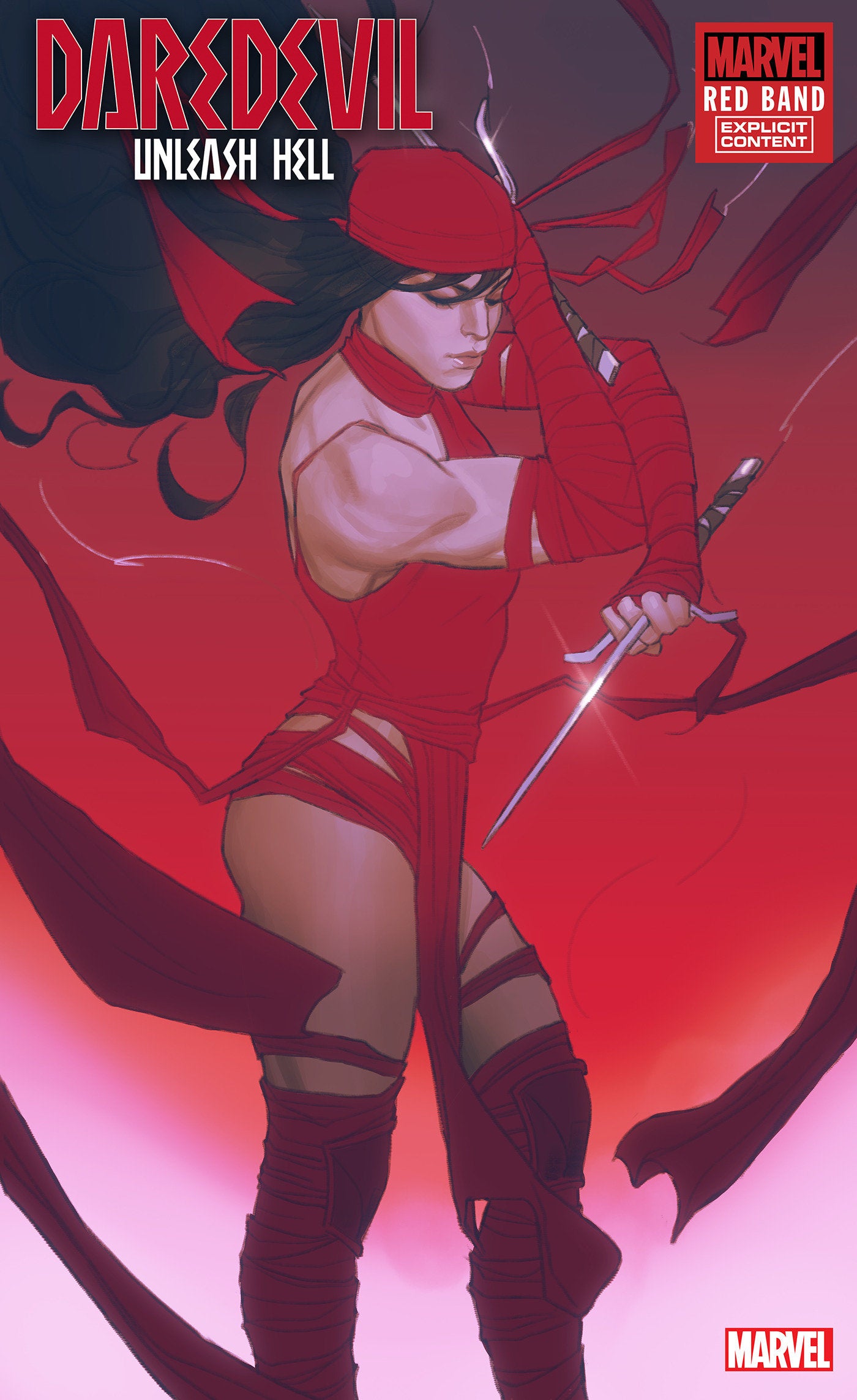 Daredevil: Unleash Hell - Red Band (2025) #1 (of 5) Swaby Elektra Variant
