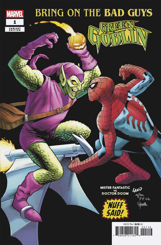Bring On The Bad Guys: Green Goblin (2025) #1 Greg Land Nuff Said 1:25 Variant