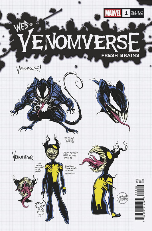 Web Of Venomverse: Fresh Brains (2025) #1 Luciano Vecchio 1:10 Design Variant
