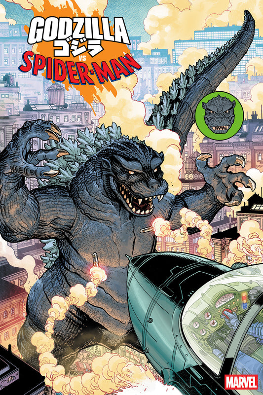 Godzilla vs Spider-Man (2025) #1 Nick Bradshaw Monster Homage Variant