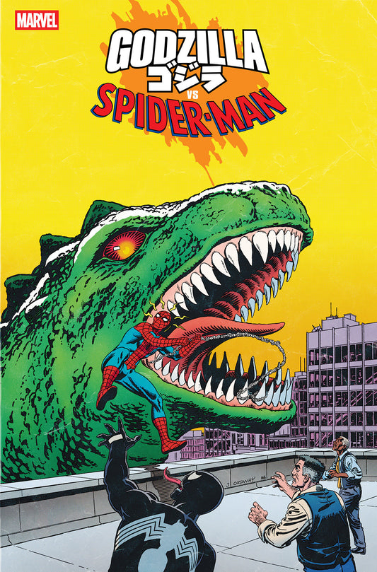 Godzilla vs Spider-Man (2025) #1 Jerry Ordway Godzilla King Of The Monsters Homage Variant