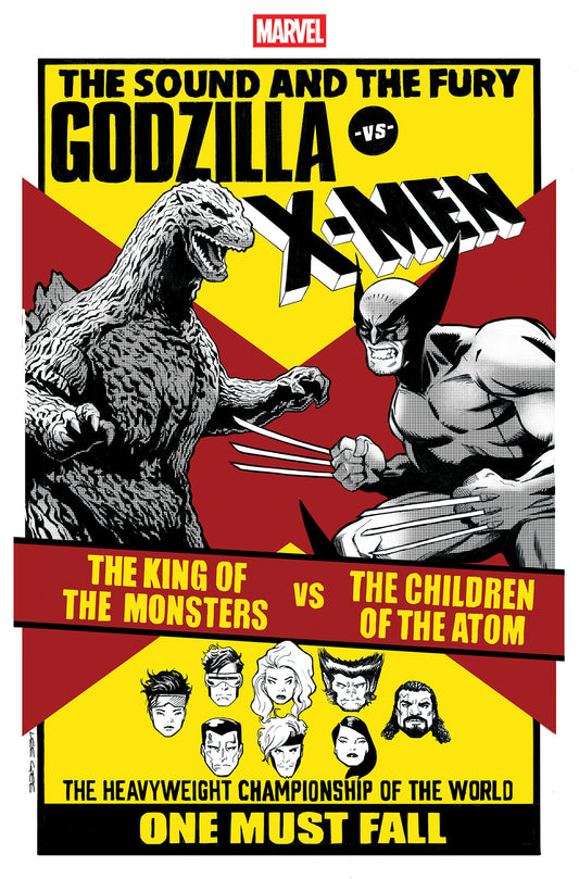 Godzilla vs X-Men (2025) #1 Lee Garbett Versus Variant