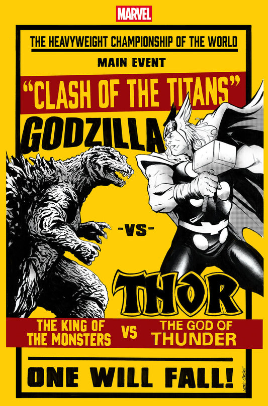 Godzilla vs Thor (2025) #1 Lee Garbett Versus Variant