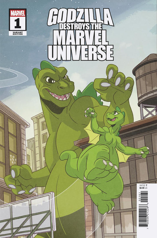 Godzilla Destroys The Marvel Universe (2025) #1 Sean Galloway Animation Variant