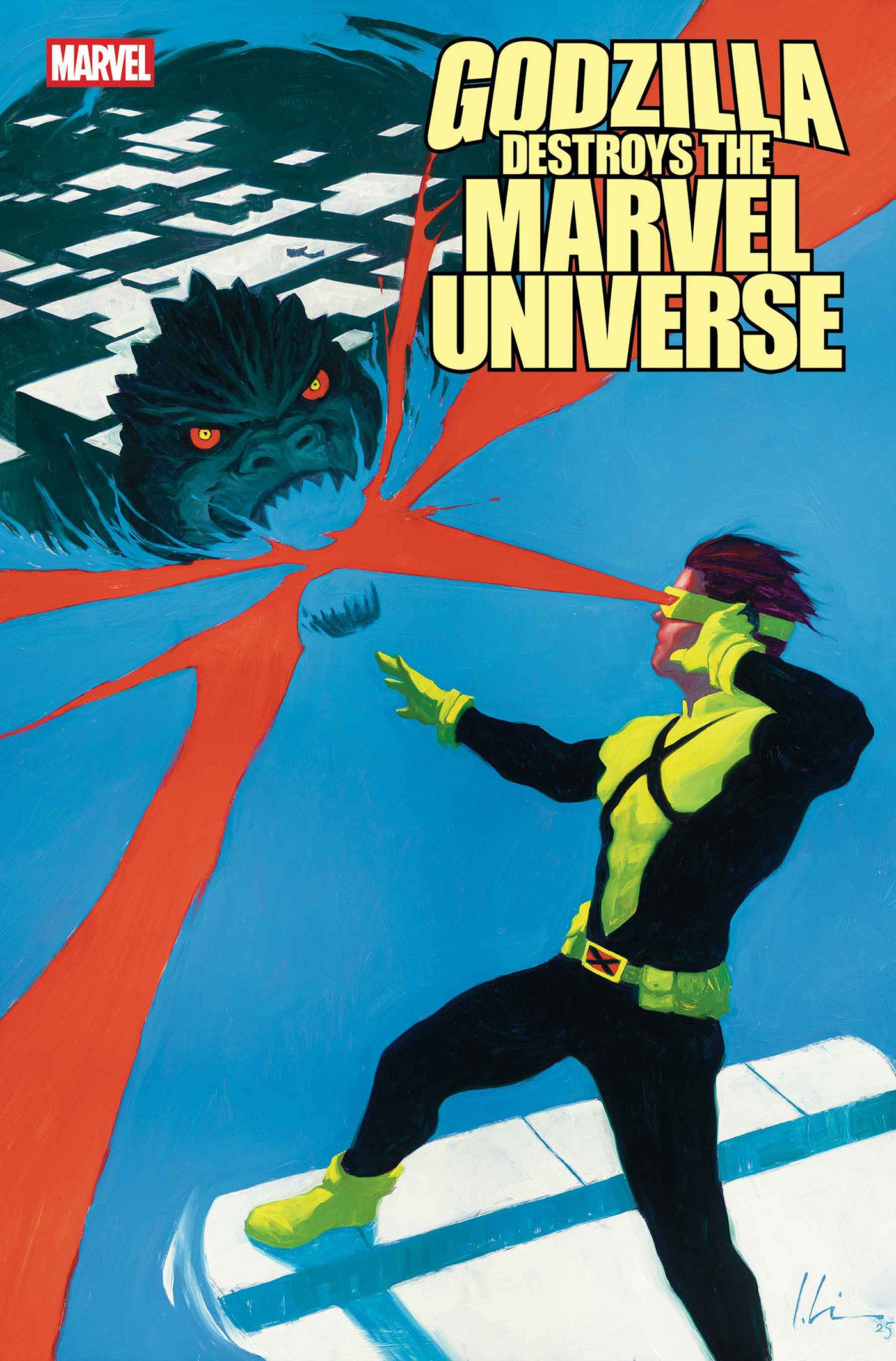 Godzilla Destroys The Marvel Universe (2025) #3 Jeremy Wilson 1:25 Variant