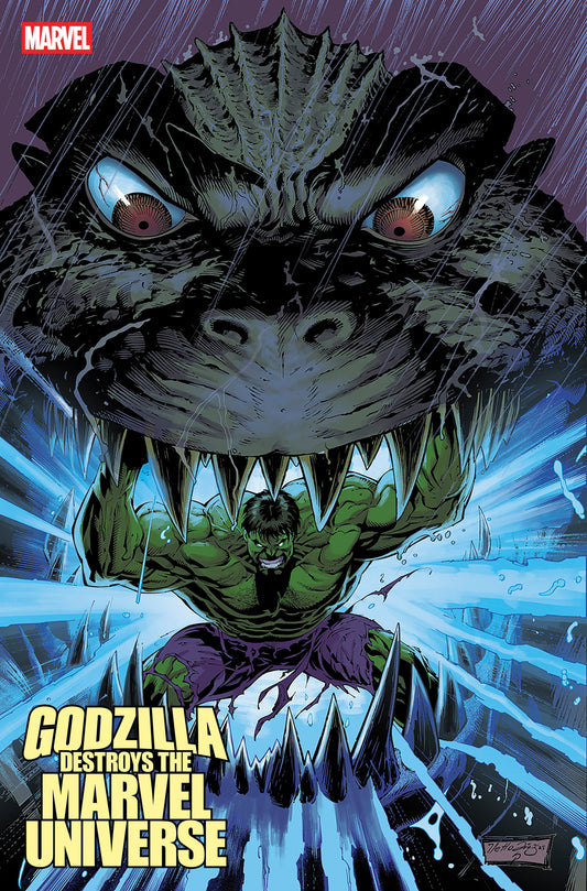 Godzilla Destroys The Marvel Universe (2025) #4 Netho Diaz 1:25 Variant