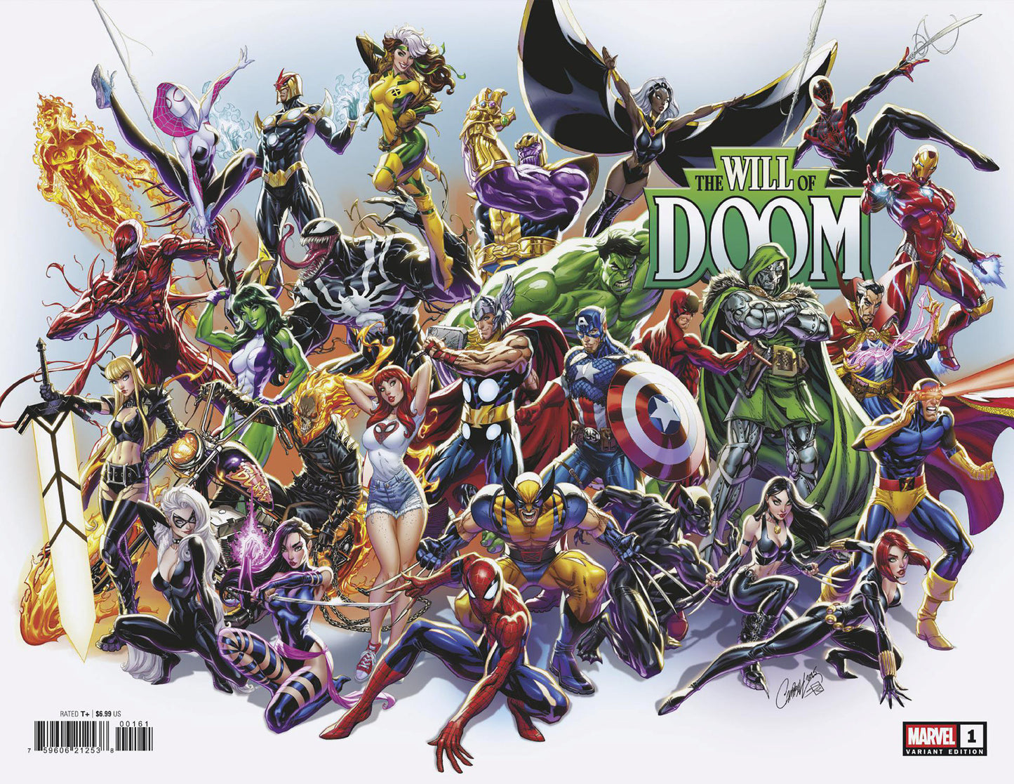 Will Of Doom #1 J. Scott Campbell Wraparound Variant