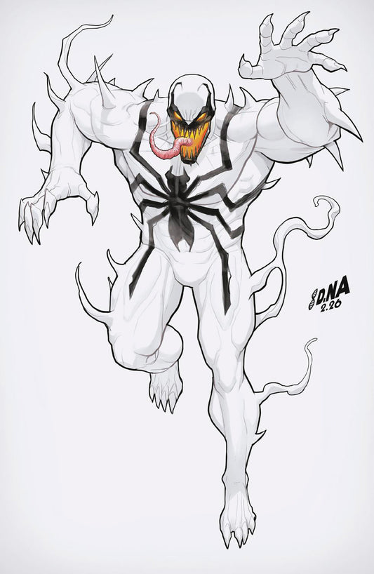 Venom #256 David Nakayama Color Block White Full Art Variant [Ds]