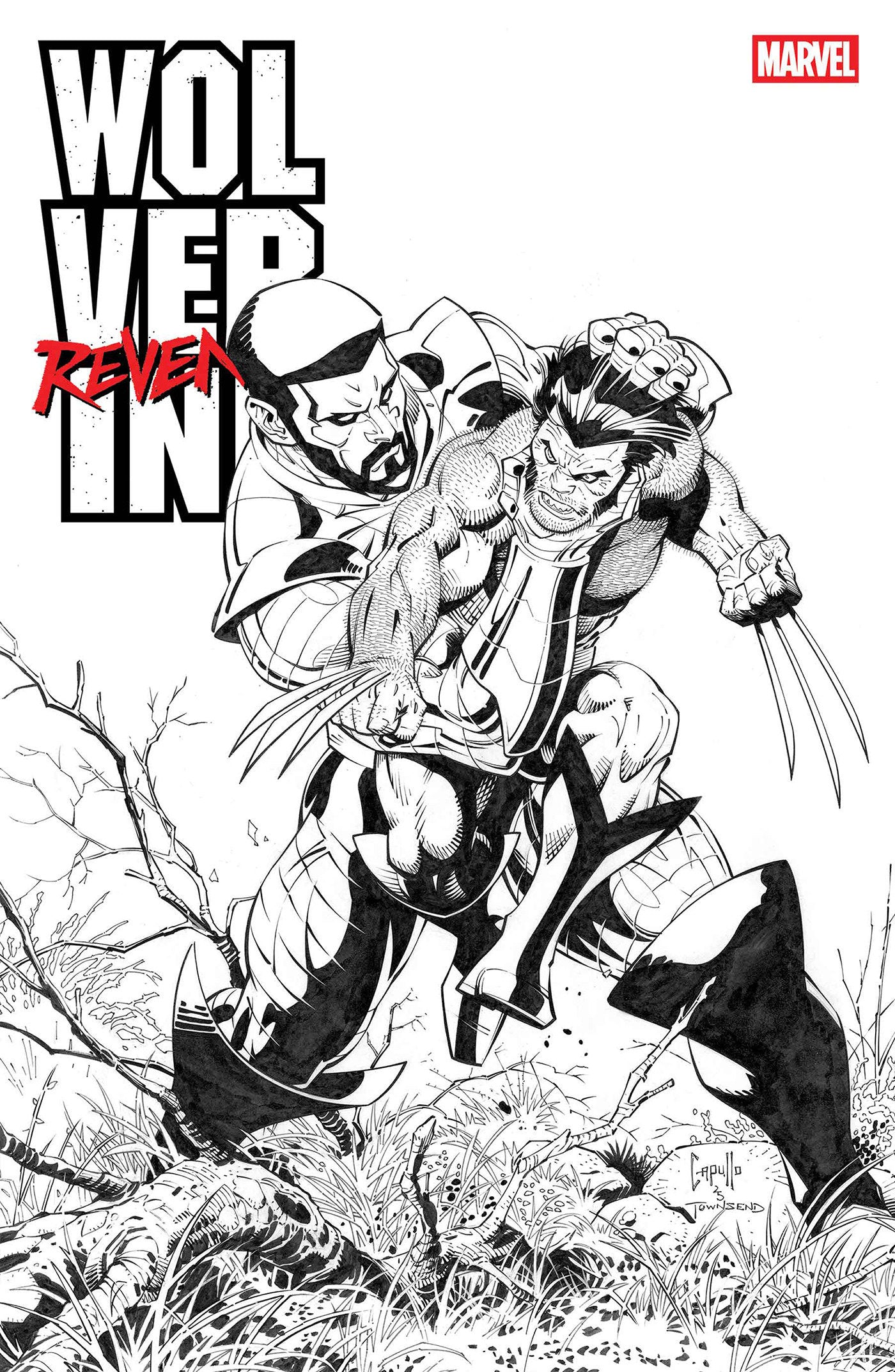 Wolverine: Revenge - Red Band: Raw Black & White Edition #3 [Polybagged]