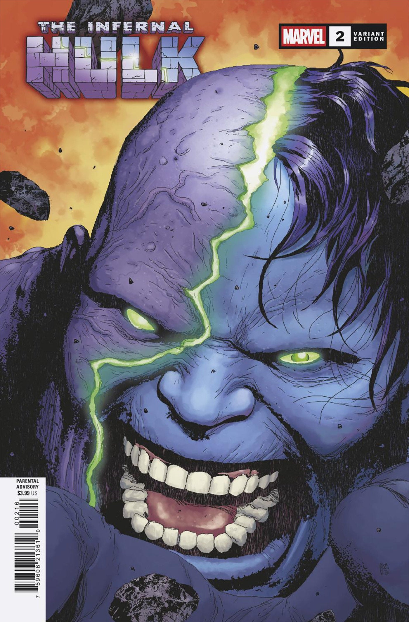 Infernal Hulk #2 Andrea Sorrentino 1:25 Variant
