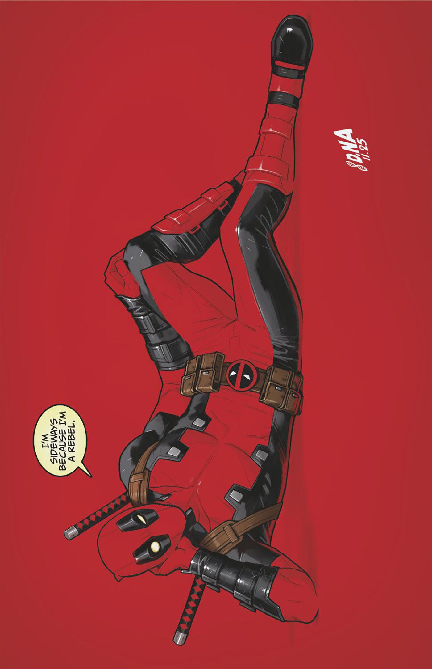 Wade Wilson: Deadpool #1 David Nakayama Color Block Red 1:50 Virgin Variant
