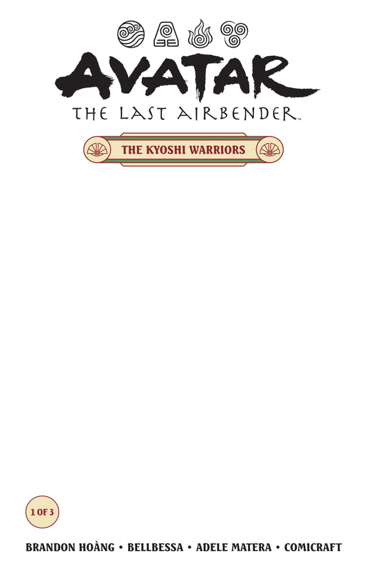 Avatar: The Last Airbender  The Kyoshi Warriors #1 (Cover B) (Blank Cover)