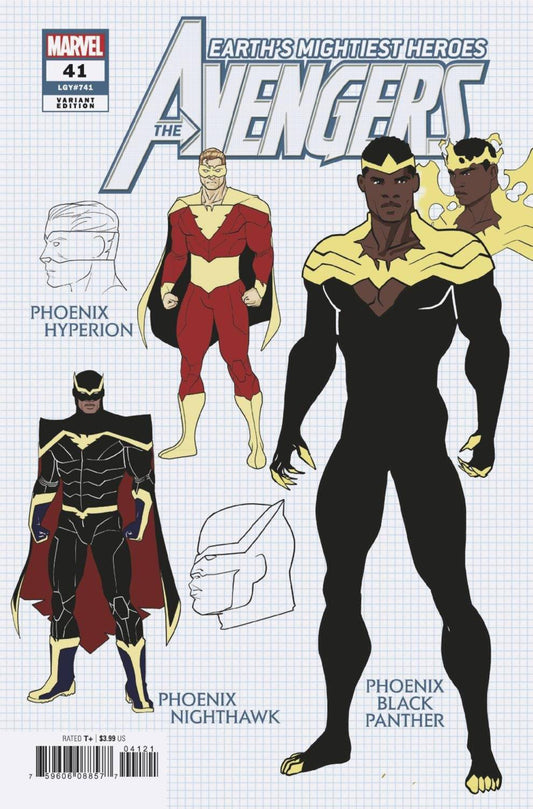 Avengers (2018) #41 Javi Garron Design Variant
