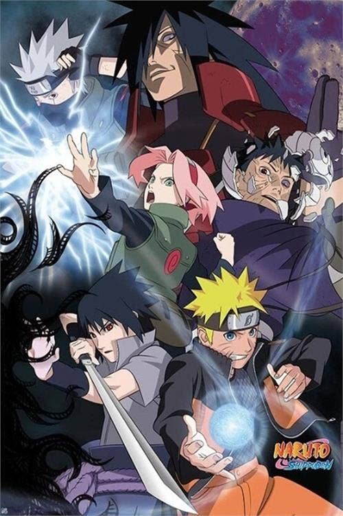 Naruto Shippuden: Great Ninja War Group Poster - Licensed: Shrinkwrapped