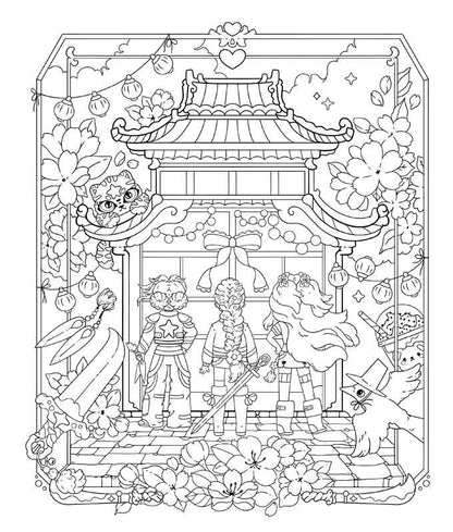 Unofficial Coloring Book for Fans of KPop Demon Hunters