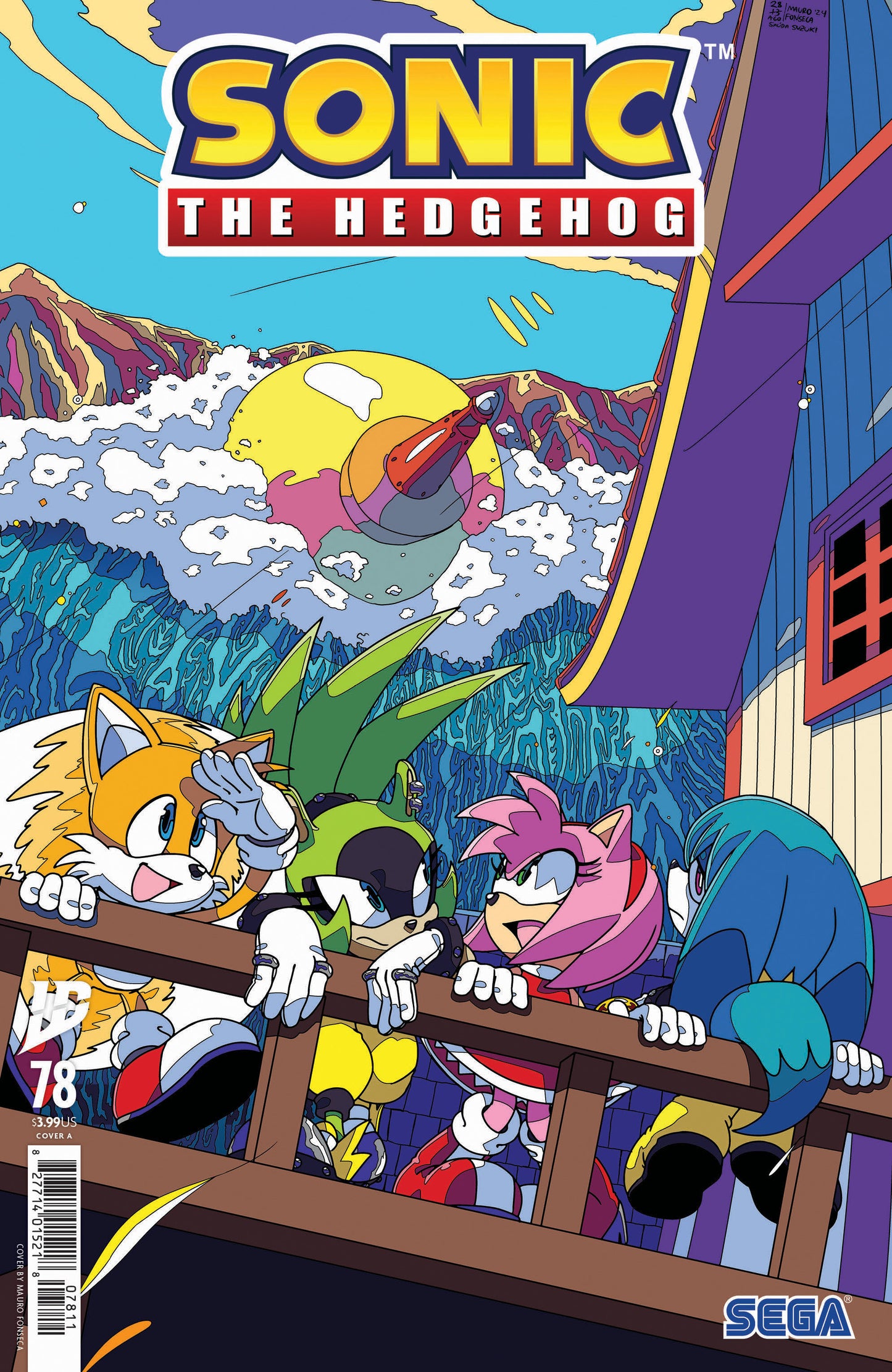 Sonic The Hedgehog (2018) #78 Cover A Fonseca