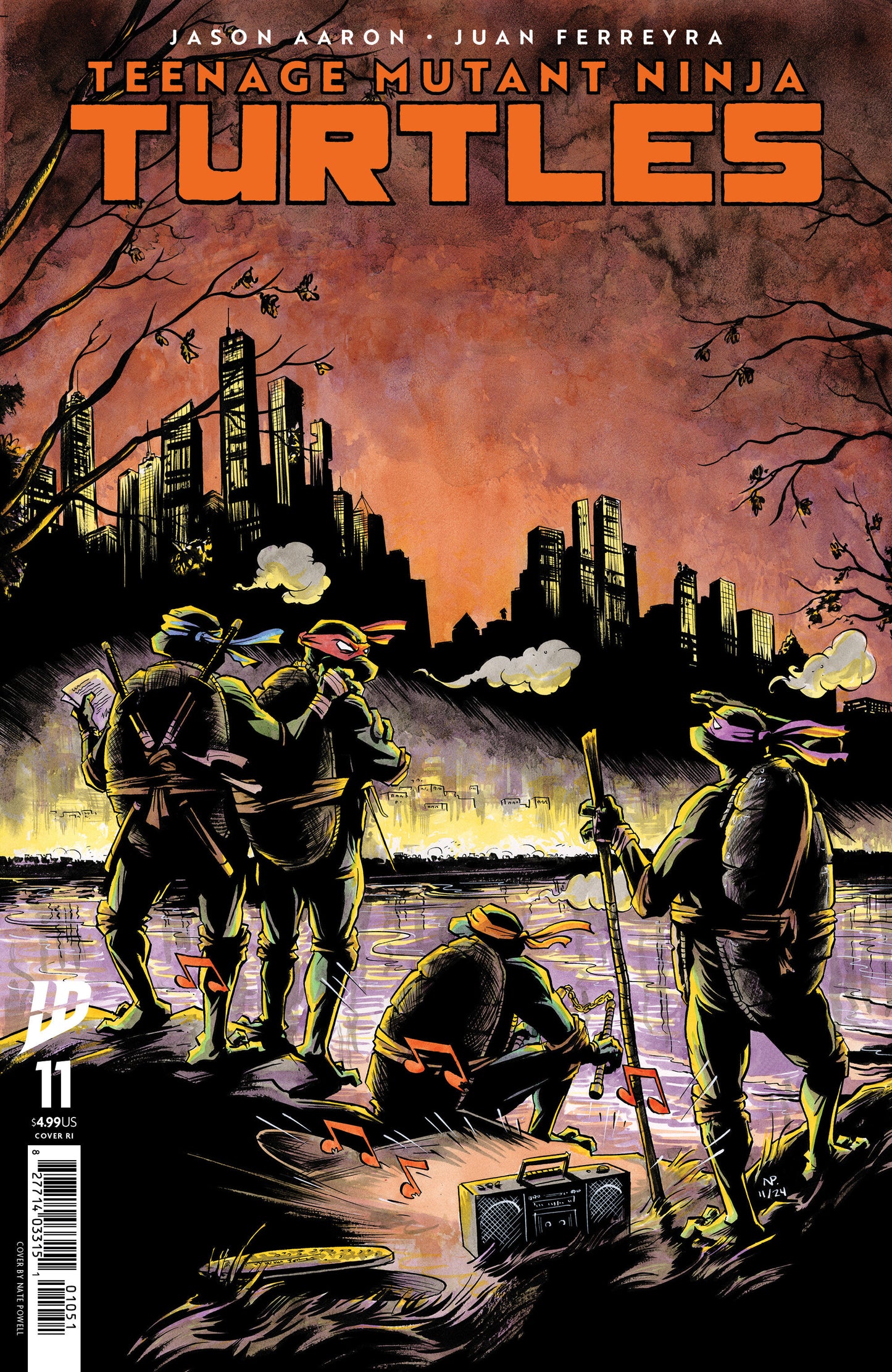 Teenage Mutant Ninja Turtles (2024) #11 Powell 1:25 Variant