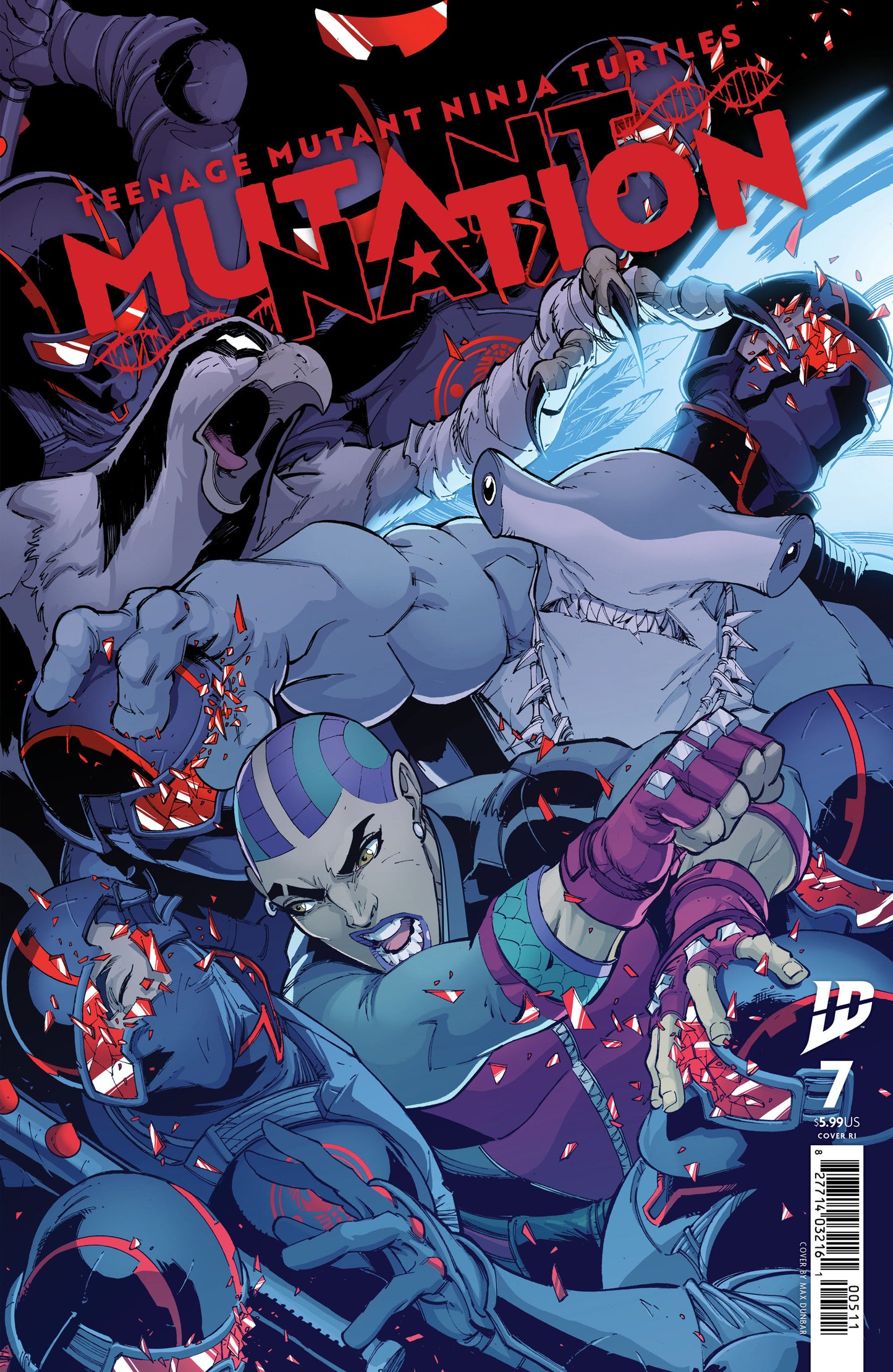 Teenage Mutant Ninja Turtles: Mutant Nation (2024) #7 Dunbar 1:10 RI Variant