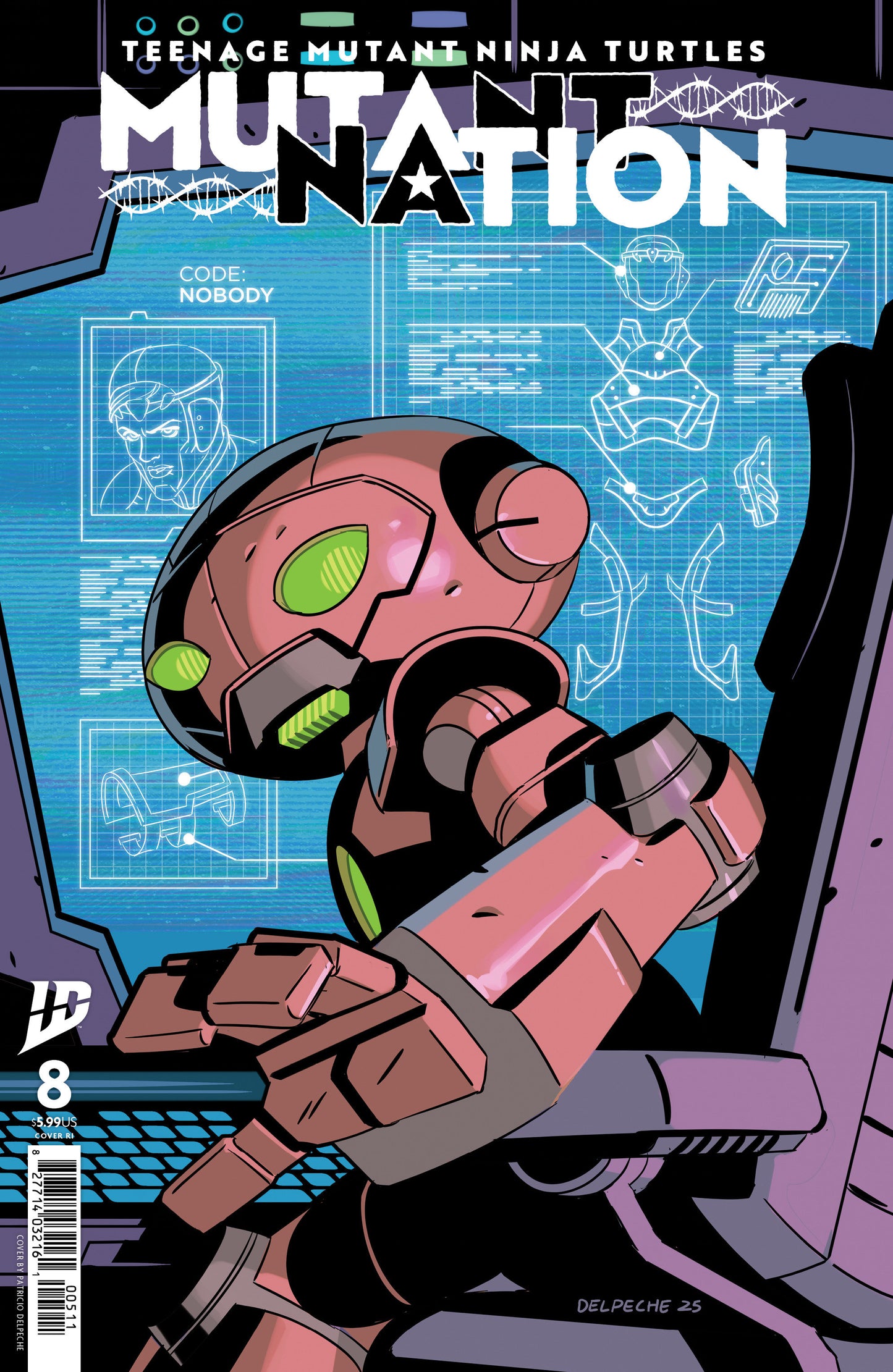 Teenage Mutant Ninja Turtles: Mutant Nation (2024) #8 Delpeche RI 1:10 Variant