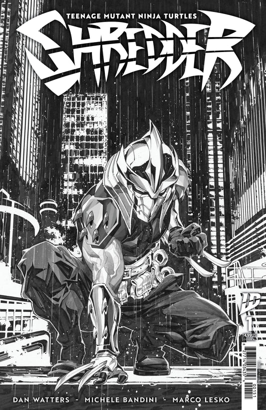 Teenage Mutant Ninja Turtles: Shredder #1 Ngu B&W 1:25 Variant