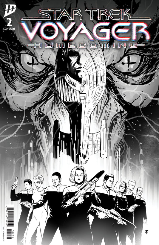 Star Trek: Voyager  Homecoming #2 Variant RI 1:10 (To Black & White)