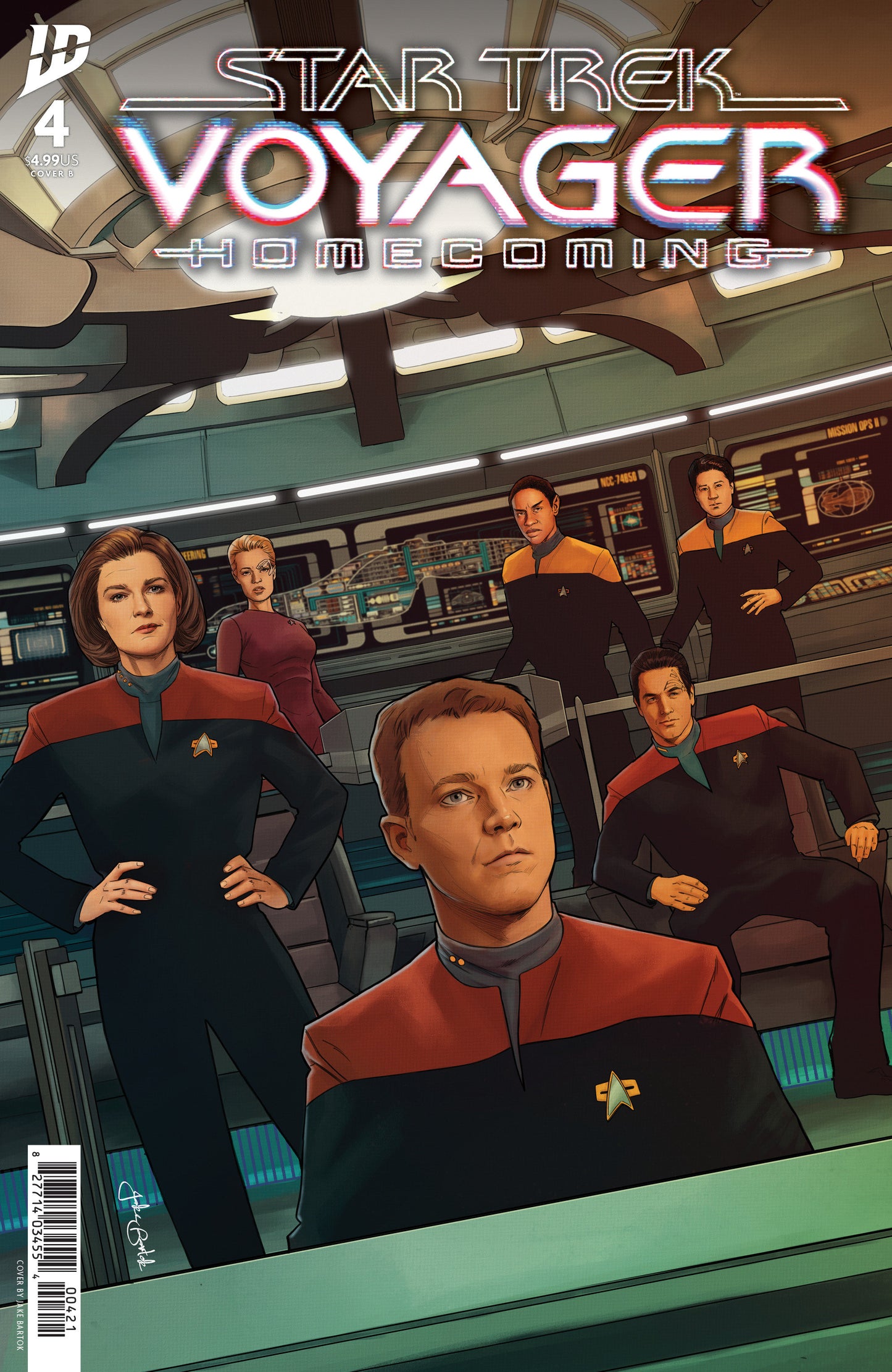 Star Trek: Voyager  Homecoming #4 Variant B (Bartok)