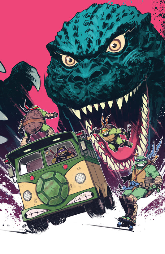 Teenage Mutant Ninja Turtles X Godzilla #3 Variant RI 1:25 (Wijngaard Full Art)