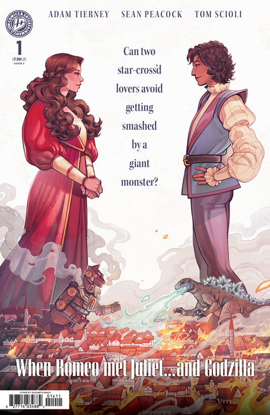 Godzilla's Monsterpiece Theatre Presents: Romeo & Juliet & Godzilla Variant C (Beals Movie Homage Cover)