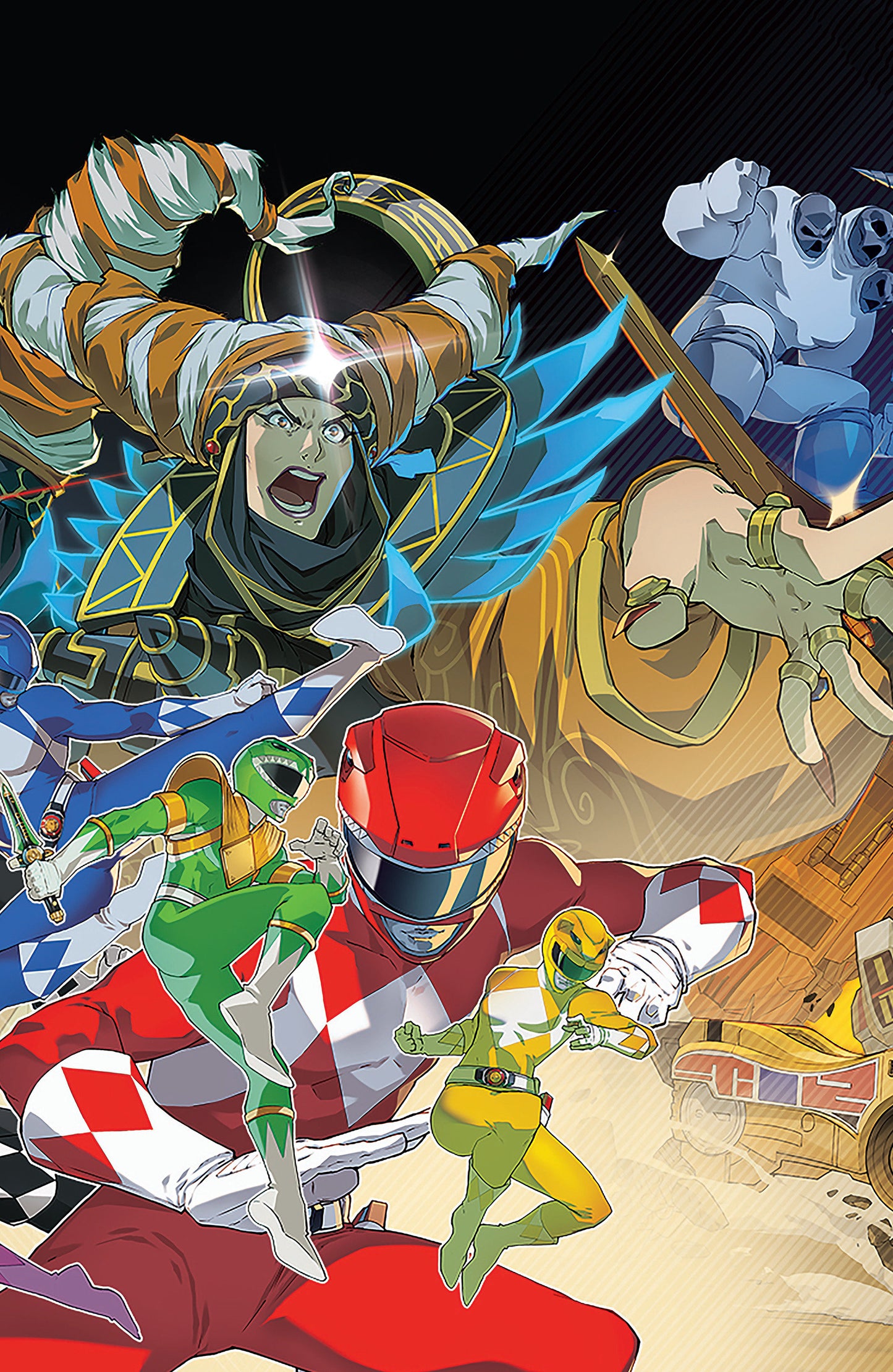 Mighty Morphin Power Rangers: Rita's Rewind (2025) #1 Cover C Foil Game Art Virgin Variant