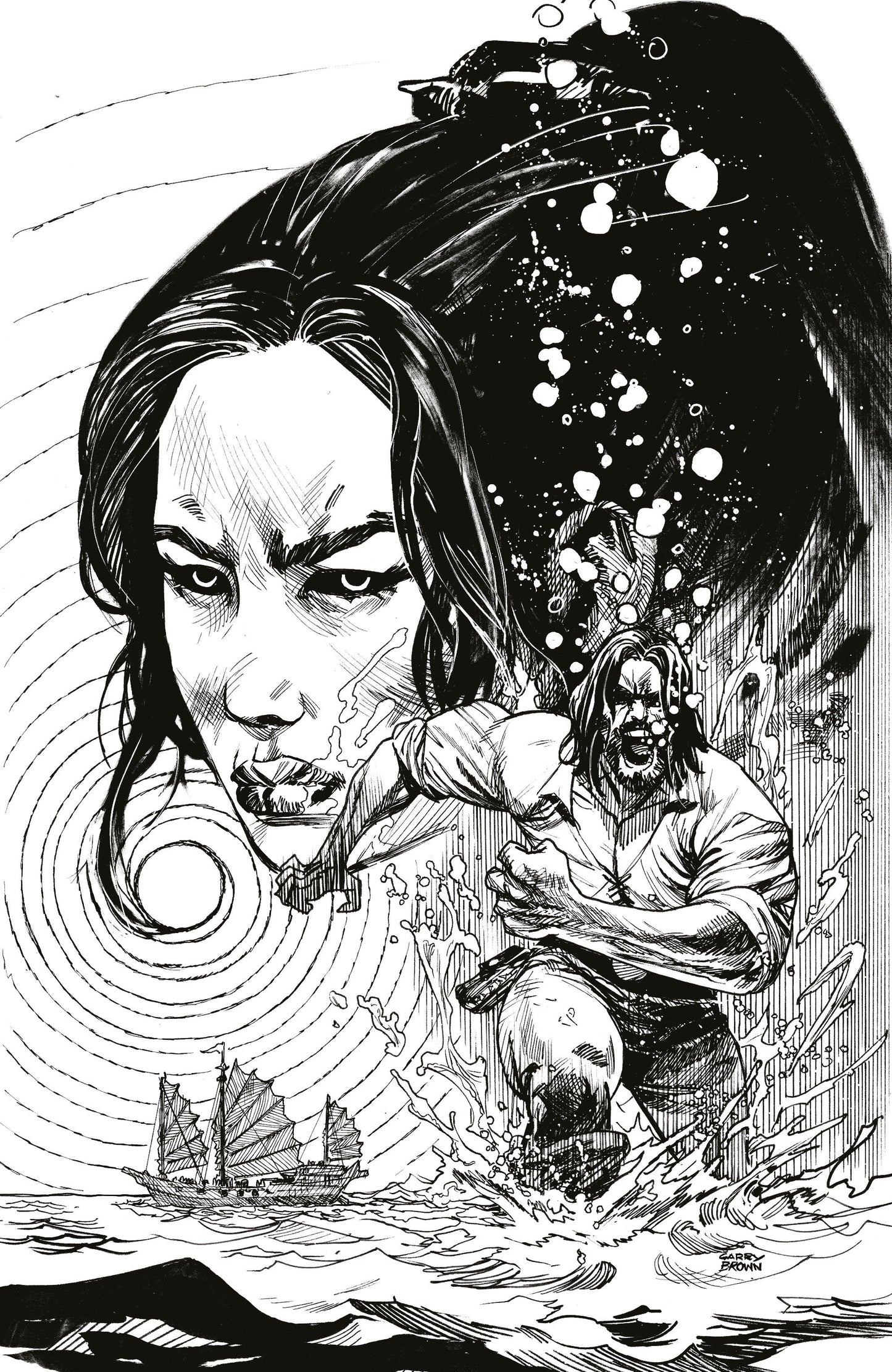 BRZRKR: The Bleeding Tide #1 L Unlimited Variant (Full Art, Brown)