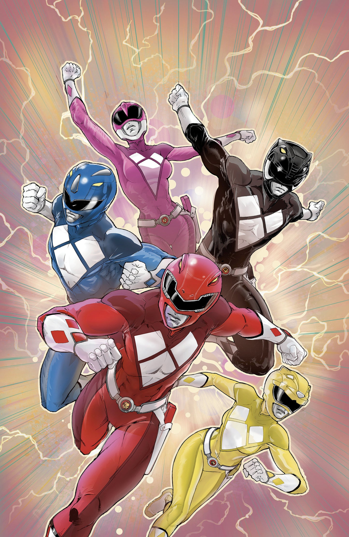 Mighty Morphin Power Rangers (2026) #1 F 1:10 Foil Variant (Full Art, Foil, Griffith)