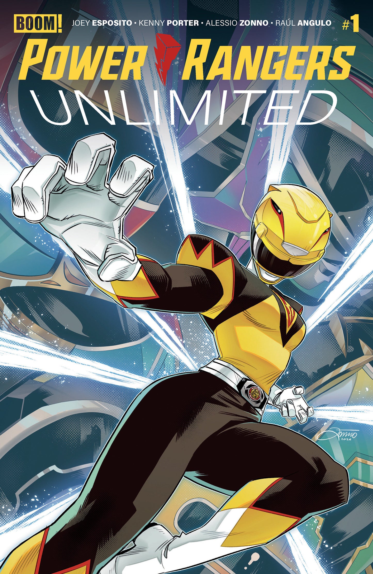 Power Rangers Unlimited #1 Zb 2nd Print (Dressed, Zonno)