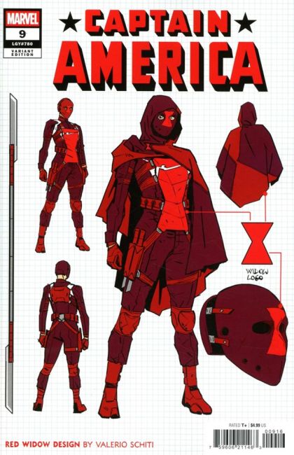 Captain America (2025) # 9 Valerio Schiti Design 1:10 Variant