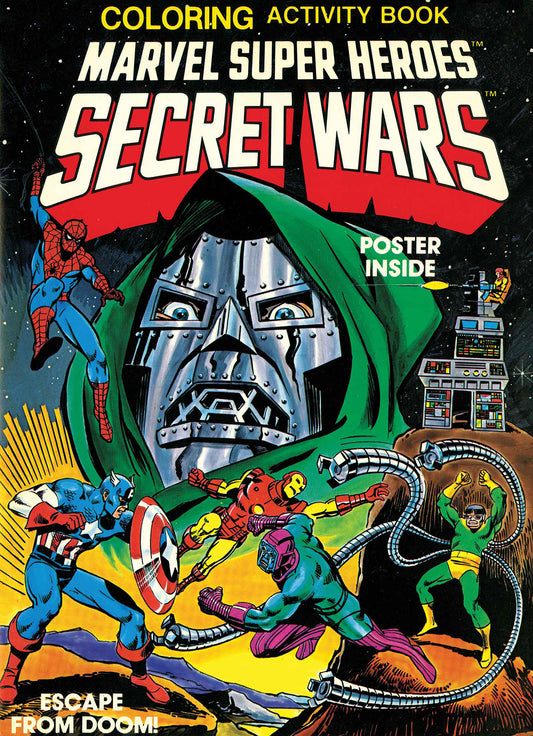 Marvel Super Heroes Secret Wars Activity Book Facsimile Collectors TPB