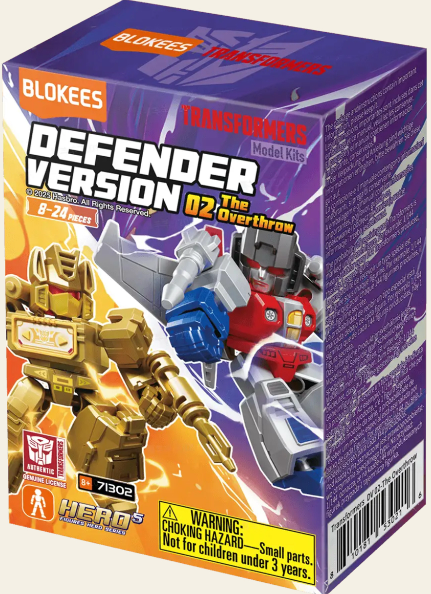Blokees Transformers - Defender Version 02 : The Overthrow - SINGLE BOX
