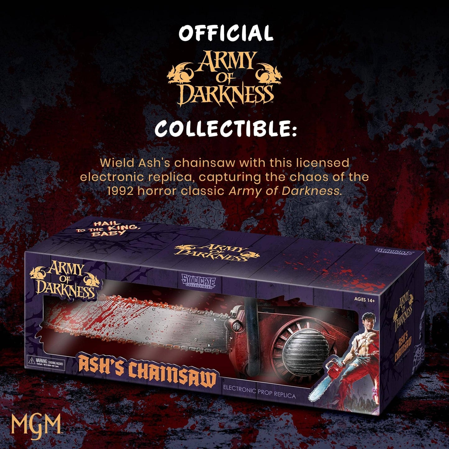 Army of Darkness 1:1 Ash's Chainsaw Prop Replica
