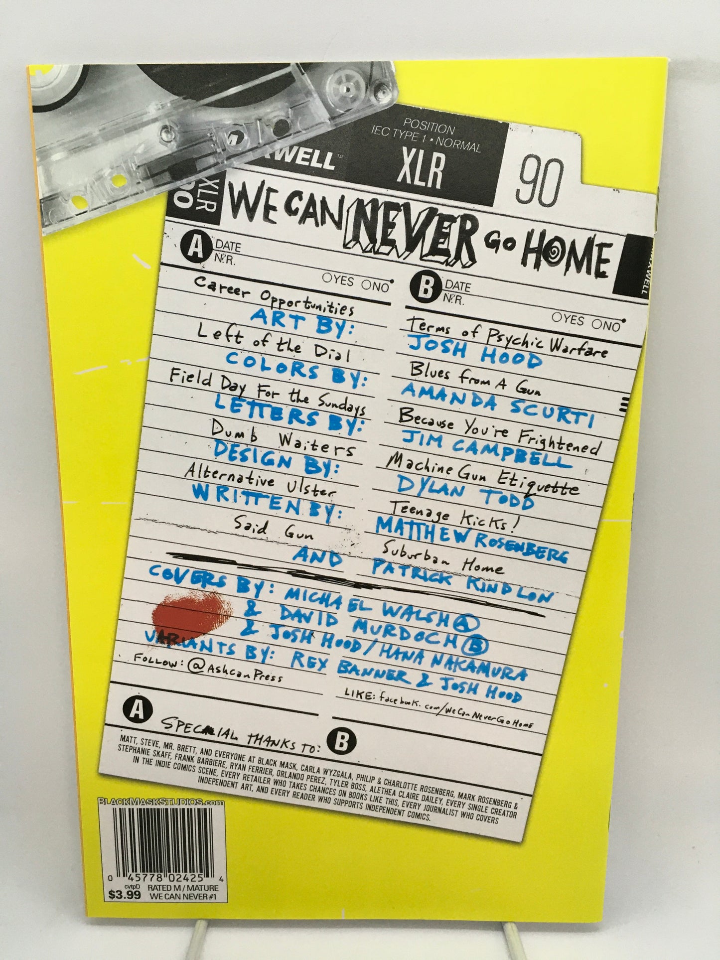 We Can Never Go Home (2015) #1, 2 & 3 Rick’s Comic City Store Variant Set
