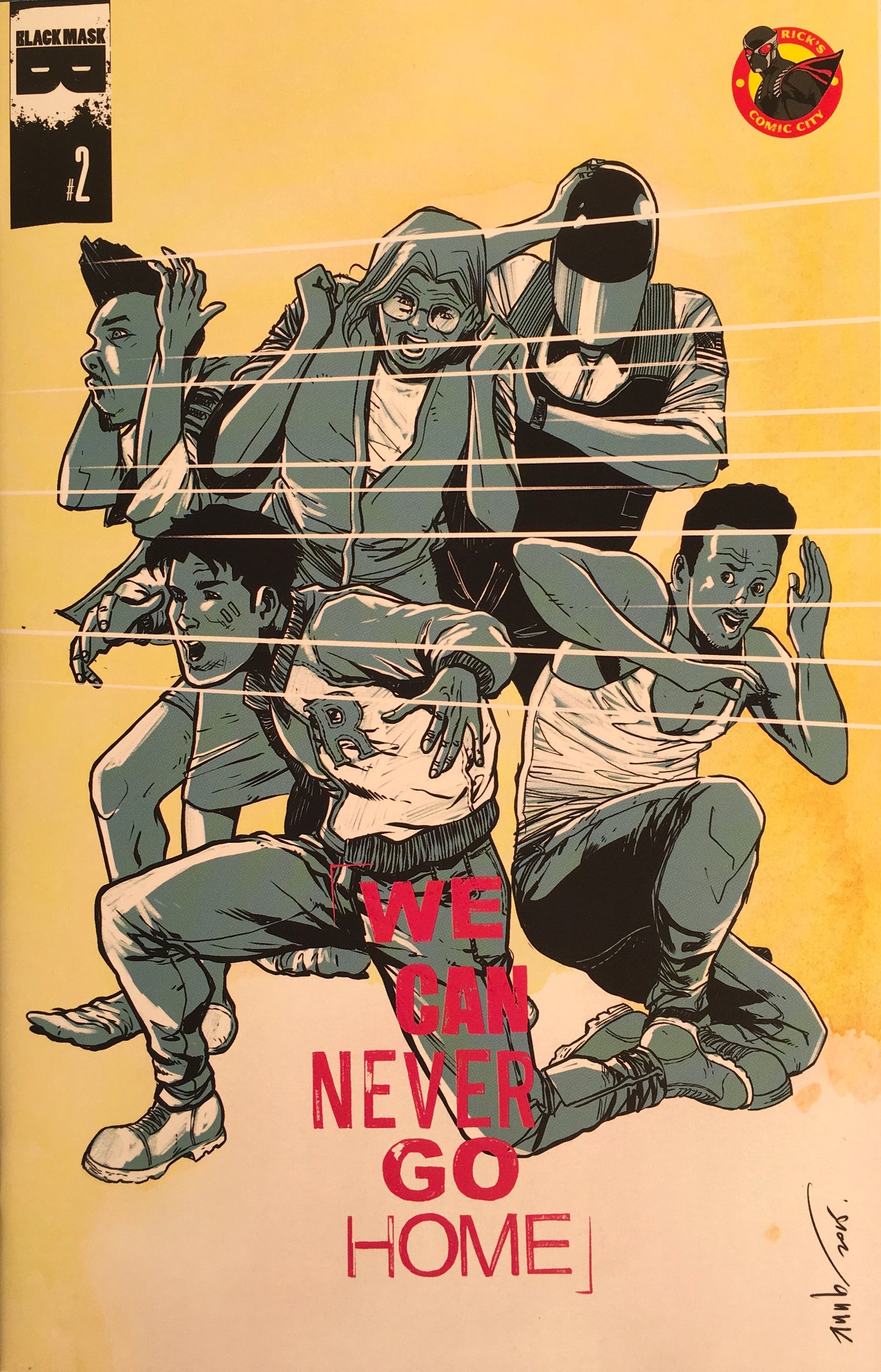 We Can Never Go Home (2015) #2 Rick’s Comic City Store Variant